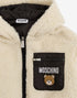 MOSCHINO Teddy Pocket Hooded Jacket Kids Apparel